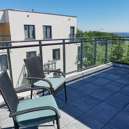 Nowoczesny, Rodzinny Z Widokiem Na Morze Apartmán Puck